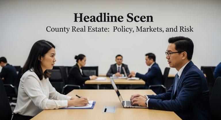 Panoramic view of provincial real estate development in the Philippines, highlighting county-level markets and infrastru