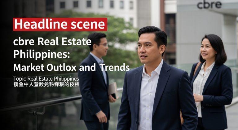 Manila skyline with cranes and a logistics park illustrating growth in Philippine real estate.