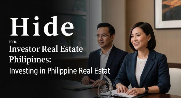 Aerial view of a Philippine city skyline with new high-rise buildings under construction, representing real estate inves