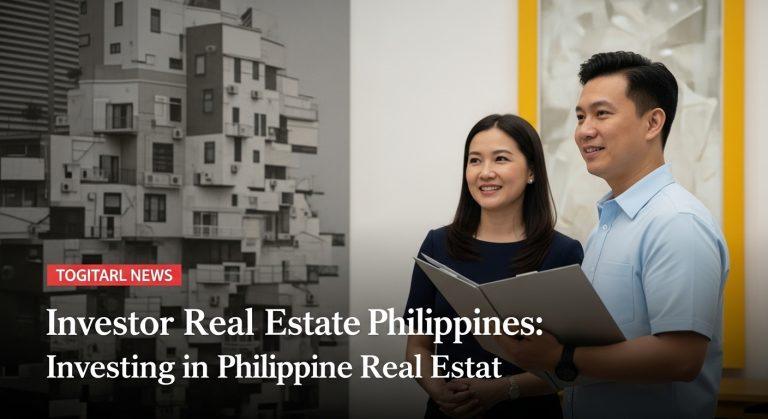 Aerial view of a Philippine city skyline with new high-rise buildings under construction, representing real estate inves