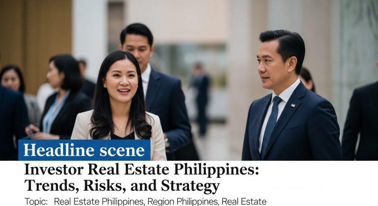 Philippines real estate investment skyline